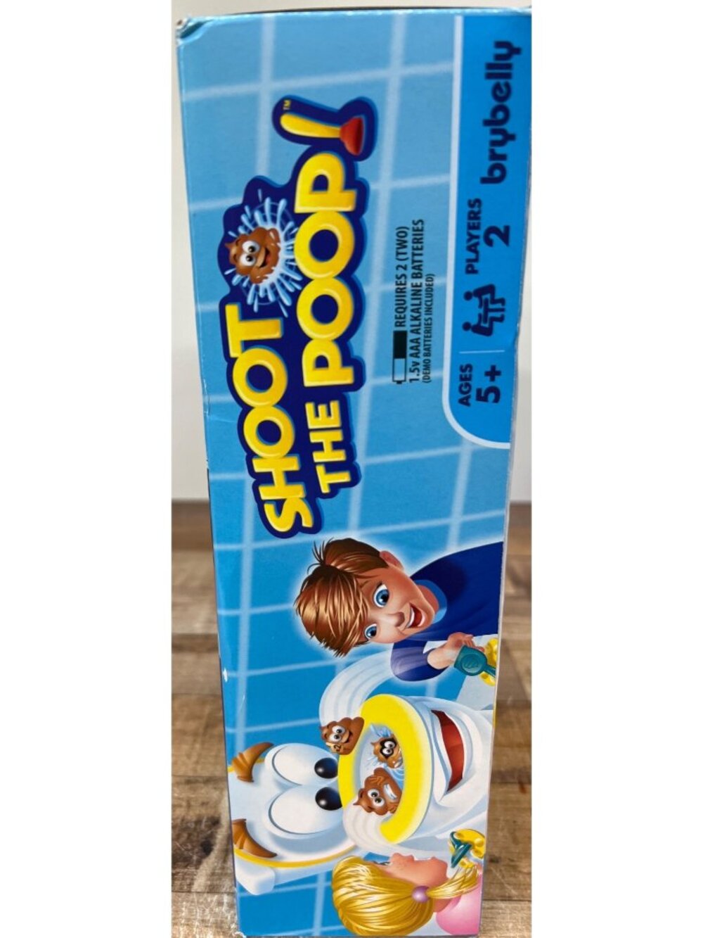 Shoot The Poop! Game For Kids Ages 5+ Includes Toilet 12 Poops & 2 Launchers - Picture 3 of 4